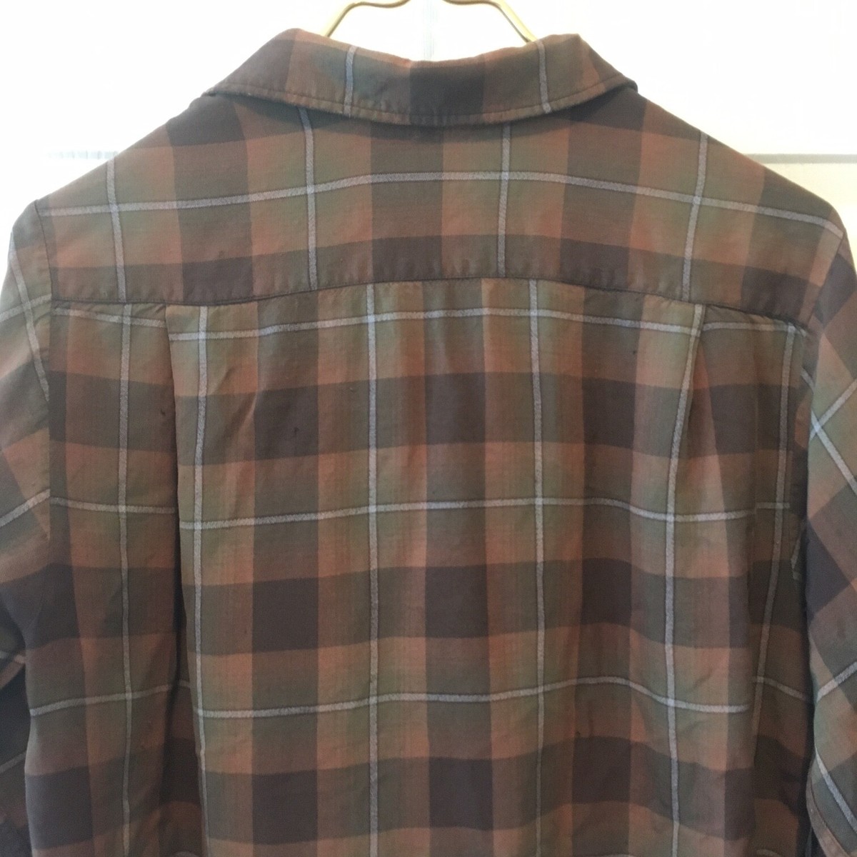 トップス 50~60s MACYS KEMPTON Check rayon Shirts vtg MACY'S Kempton shadow plaid Shirt 1950-60s Rayon Rockabilly