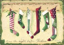 Stockings Were Hung Jill Ankrom LPG Greetings Christmas Card