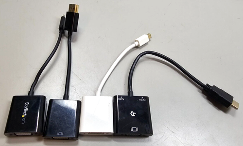 Set dongle adattatore video, da VGA a HDMI/Displayport/USBC/Mini Displayport