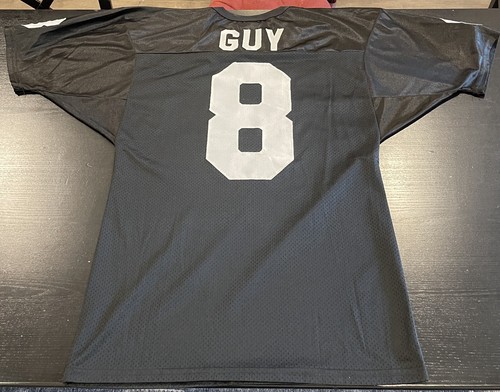 Authentic Ray Guy #8 Oakland Raiders Wilson jersey size Large Tackle Twill - Picture 6 of 7
