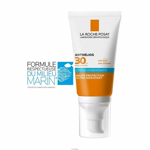 La Roche-Posay - Anthelios SPF 30 Crème Protection Solaire Hydratante 50ml NEUF magasin