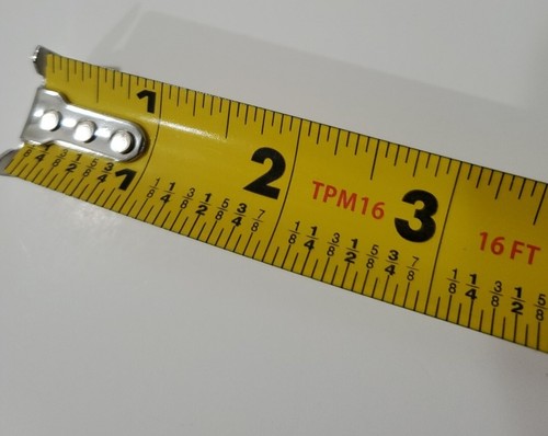 Snap On tools GREEN SAE Tape Measure back magnet TPM16 Fractions Auto Brake NEW! - Picture 3 of 4