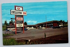 Chilcotin Inn Motor Inm Motel Williams Lake BC Canada 60s Vintage Postcard