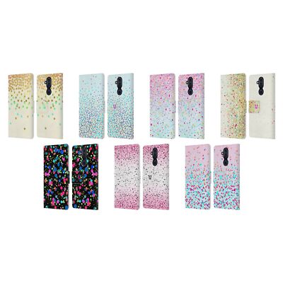 HEAD CASE DESIGNS CONFETTI LEATHER BOOK WALLET CASE COVER FOR NOKIA PHONES
