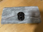 Women Envelope Clutch Purse Ladies Wallet Classic - Gray/Peach — photo 2