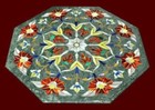 18" Green Marble Semi Precious Stones pietra dura handmade Work decor
