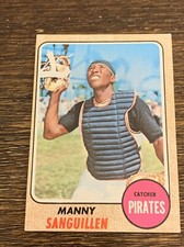 1968 TOPPS MANNY SANGUILLEN #251 PIRATES EXCELLENT OR BETTER RC ROOKIE