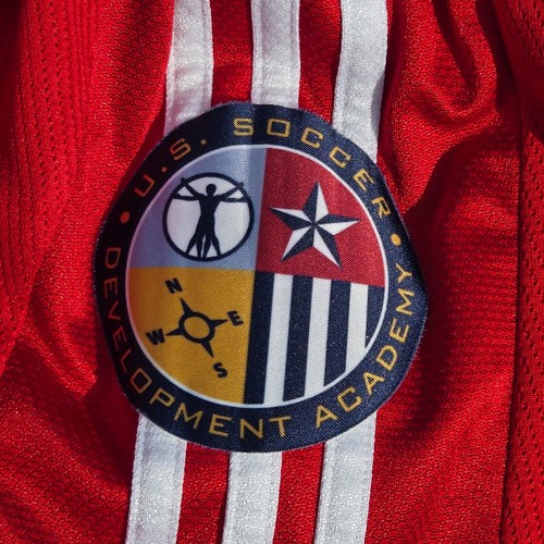 Adidas Formotion LAFC U.S. Soccer Development Academy Trikot rot und weiß LARGE - Bild 5 von 10
