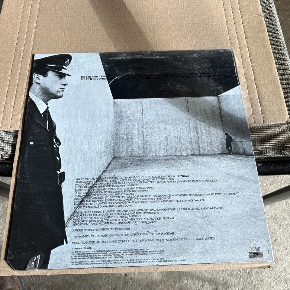 The Who, Roger Daltrey- McVicar Original Soundtrack 1980 Polydor Sealed LP Hype - Image 4 of 4