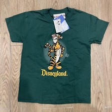 New Vtg 90s Disneyland Tigger Green Shirt XS Child Shirt 4-5T