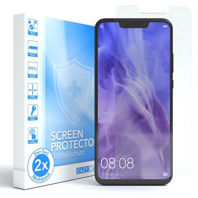 EAZY CASE 2x Displayschutzglas für Huawei Nova 3 Schutzglas Hart Glasfolie 9H