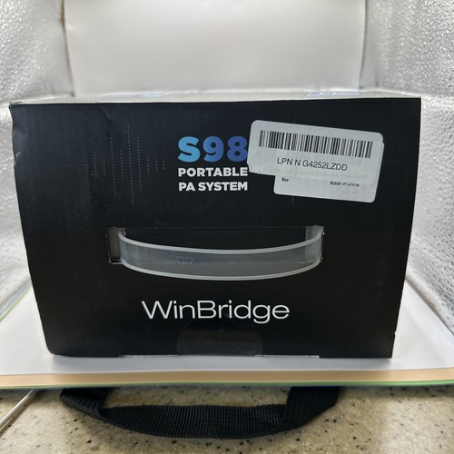 WinBridge S98 Wireless Voice Amplifier Portable Bluetooth 5.3 PA System - Picture 3 of 7