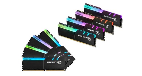 G. SKILL TRIDENT Z RGB 64GB (8x8) DDR4-3733 CL17-17-17-37 RAM MEMORY - Picture 5 of 6