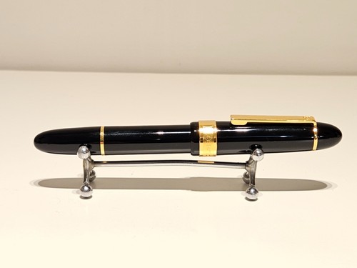 VINTAGE NOS LUXURY GERMANY BLACK PISTON FILLER FOUNTAIN PEN "SENATOR" PRESIDENT - Picture 7 of 18