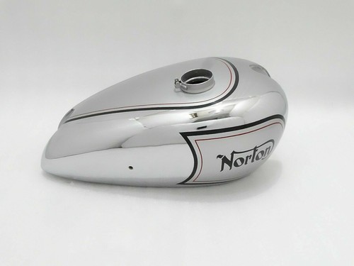 Gas Tank For Norton 16H In Silver Paint Chrome - Picture 4 of 4