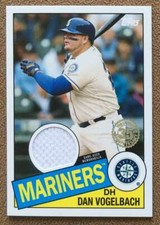 Dan Vogelbach 2020 Topps 1985 Relics Jersey #85TR-DV Seattle Mariners Insert