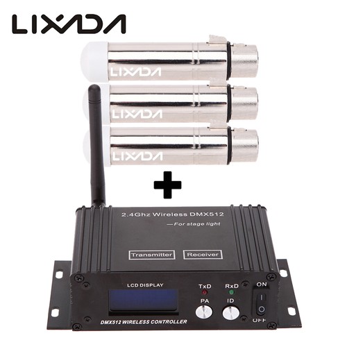2,4 GHz LCD Display DMX512 Wireless Controller Bühnenlicht Sender Empfänger - Bild 15 von 17