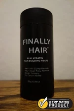 KERATIN HAIR LOSS CONCEALER FINALLY HAIR BUILDING FIBERS 25g+3g = 28g .99oz. USA