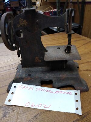 Machine à Coudre Enfant Vintage - Manivelle - Métal - Fabrication Française
