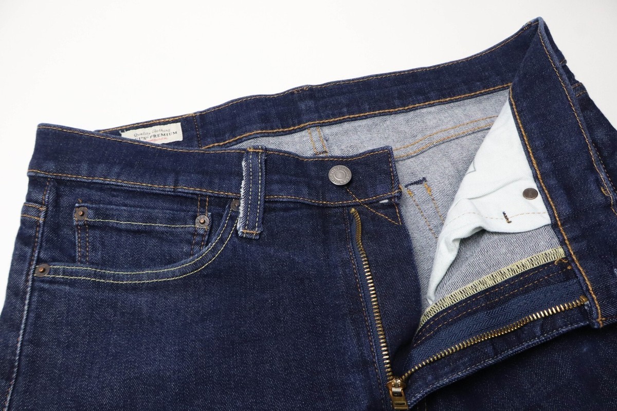 希少サイズ【Levi's】Premium 1st type LEVI'S Premium Big E Lot 510 Jeans Men's W34/L30 Blue Slim