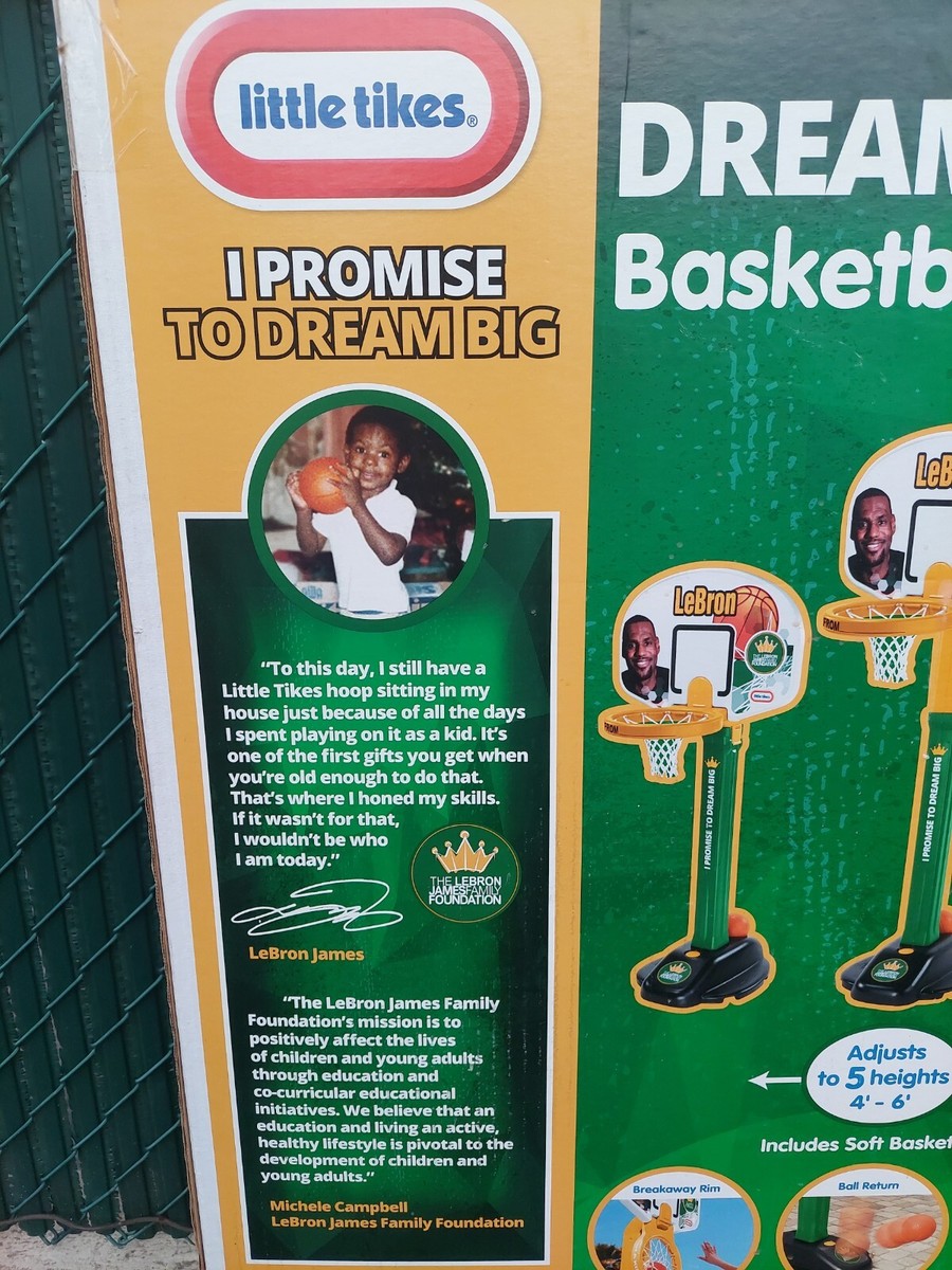 little tikes basketball hoop lebron james