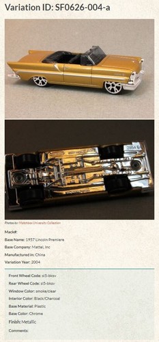 Matchbox 2004 #MB559 Superfast * Box #50 - Lincoln Premiere Convertible (Gold) - Picture 16 of 20