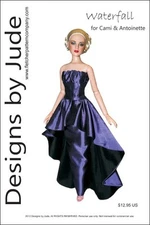 Waterfall Doll Clothes Sewing Pattern for Cami & Antoinette dolls by  Tonner