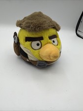 Angry Birds Star Wars Han Solo Plush Yellow Bird Stuffed Animal 5  2012 Rovio