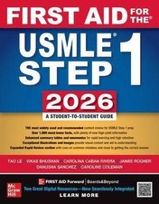 First Aid for the USMLE Step 1 2026, Tao Le,  Pape