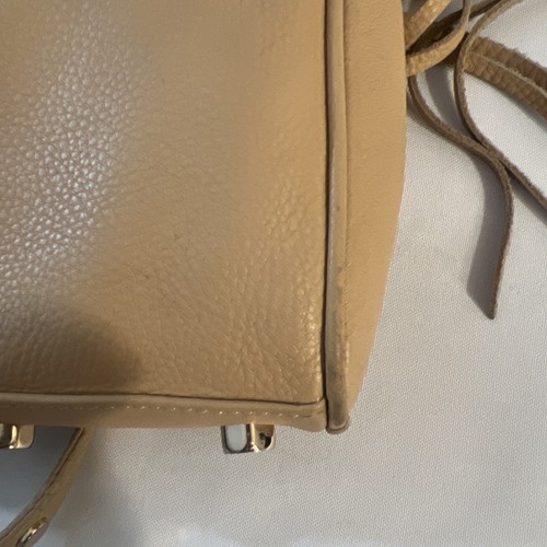 Rebecca Minkoff Mini MAC Bag 'Biscuit' Beige w/Gold Hardware Crossbody Clutch - Picture 9 of 9