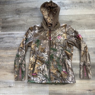 ScentLok Wild Heart RealTree Edge Carbon Alloy Hunting Jacket Medium Pink Women