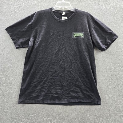 VINTAGE Creature Men Shirt M Black Y2K Skate Short Sleeve Tee