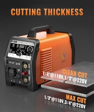 HITBOX 4in1 ARC Pulse TIG Welder Air Non-Touch Pilot Cutting Machine &Foot Pedal