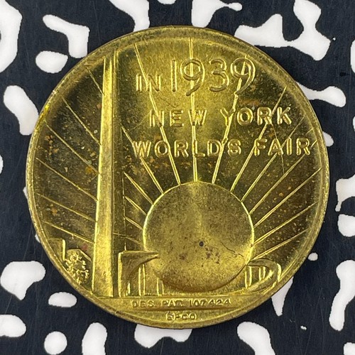 1939 U.S. NY World's Fair George Washington 150th Inauguration Medal Lot#F2294