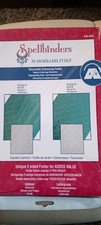 Spellbinders M-Bossabilities Reversible Embossing Folder Garden Lattice New
