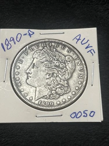 1890-P Morgan Silver Dollar  AU Very Fine