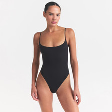 Skims Size XL Black Onyx Sleeveless Fits Everybody Cami Thong Bodysuit