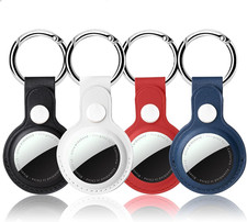 AirTag Holder Case with Keychain - 4 Pack Protective Covers for Keys  Luggage
