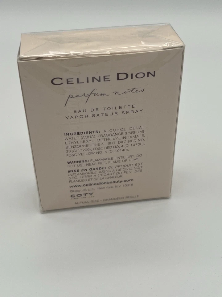 Celine Dion Parfum Notes 0.5 fl oz / 15 mL Spray – Sealed – NOS – Discontinued  - Image 3 of 4