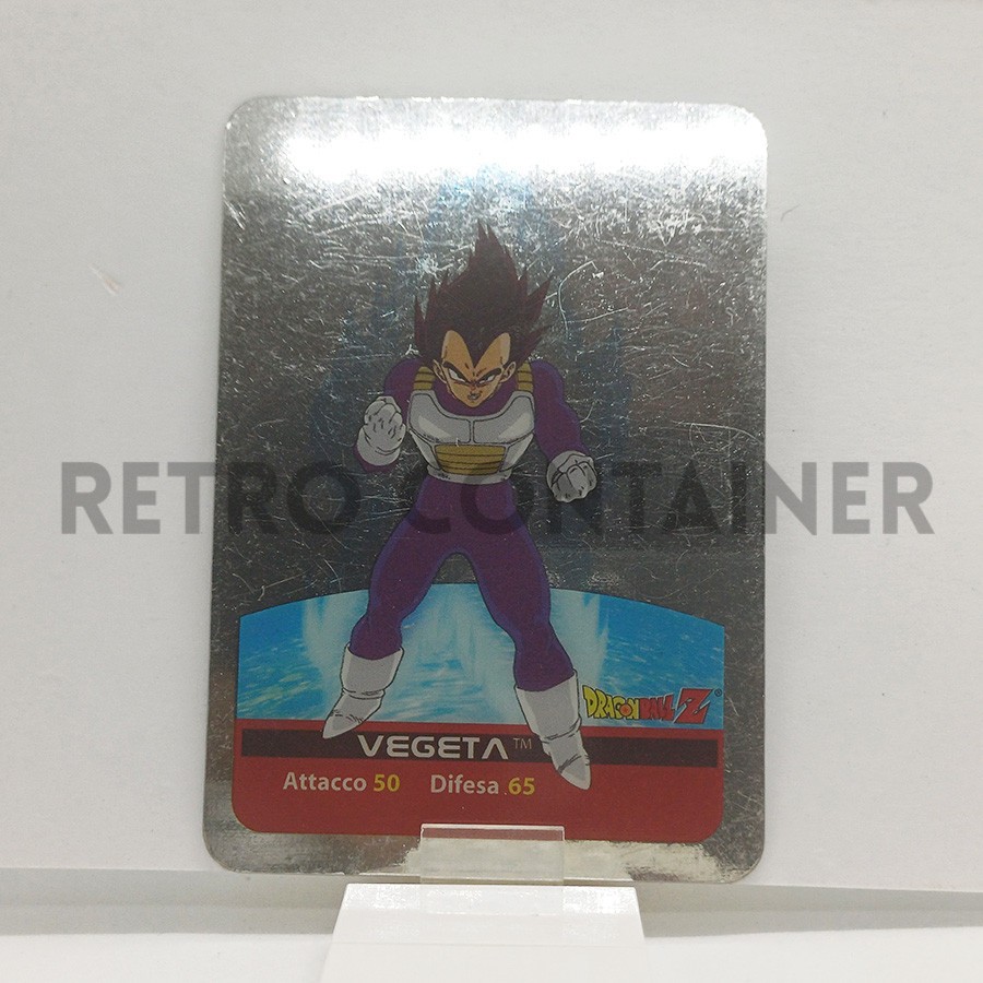 Edibas Lamincards DRAGON BALL Z SERIE ARGENTO - 52 Vegeta Argentata