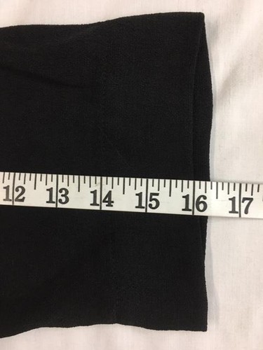 Jaclyn Smith XL schwarz hochgeschlossen 3/4 Ärmel plus Button Down Oberteil XL - Bild 7 von 7