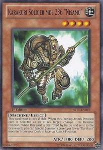 Karakuri Soldier mdl 236 'Nisamu' STBL-EN019 1st Edition Common
