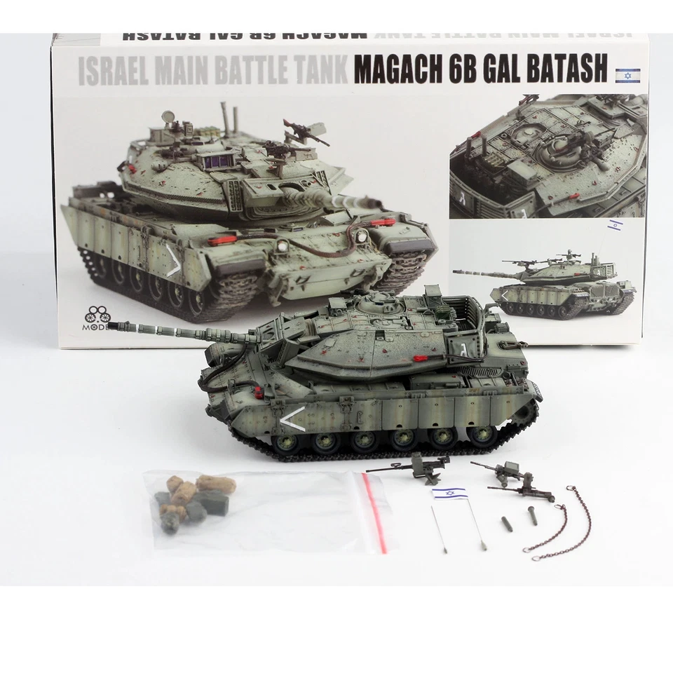 88MODELLO 1/72 carro armato da battaglia principale israeliano Magach 6B GAL BATASH modello finito - Immagine 3 di 4