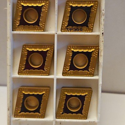  Seco Turning Insert CNMG432-M5 TP300 CNMG120408- M5 6 New Carbide Insert LOT671