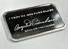Angela Buchanan 37th US Treasurer Eagle 1 troy oz Fine Silver .999 NCM Bar