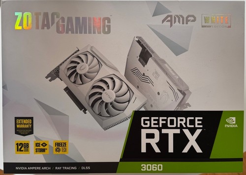 ZOTAC GAMING GeForce RTX 3060 AMP White Edition 12GB GDDR6 + Waterblock - Bild 1 von 4