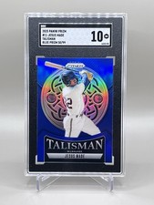 Jesus Made 2025 Prizm Talisman Blue Prizm /99 #11 Brewers Phenom SGC-10 GEM MINT