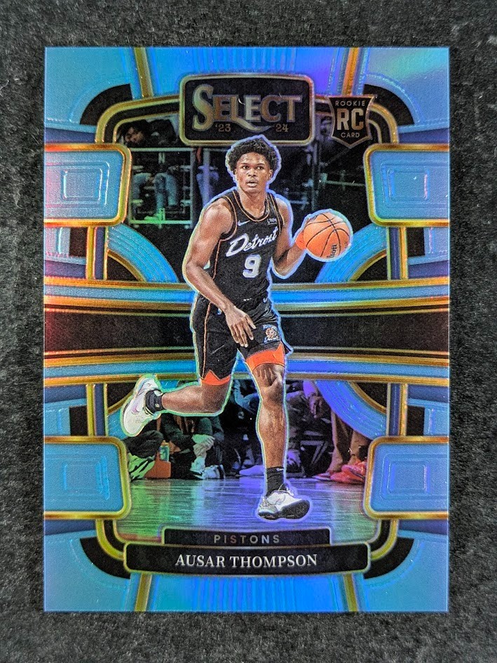 2023-24 Panini Select AUSAR THOMPSON 257/299 RC Light Blue Prizm SP Concourse