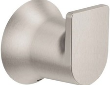 Moen BH3603BN Genta Single Hook Robe Hook in Brushed Nickel Finish