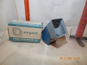 Vintage Argus Pre-Viewer IV Slide Viewer In box with instructions, BUT  